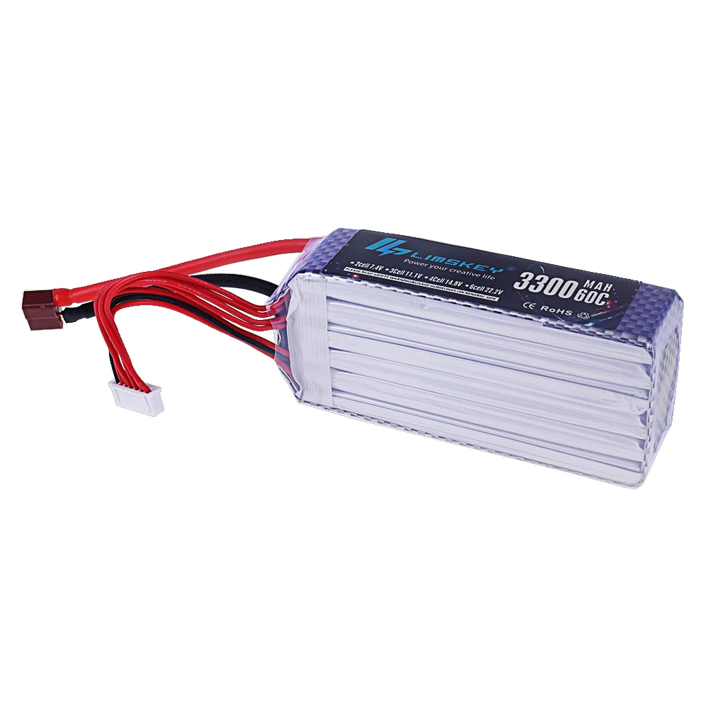 Brand NEW 3300mah 22.2V 60C 6S - Drone Racing Battery ulasan dan harga