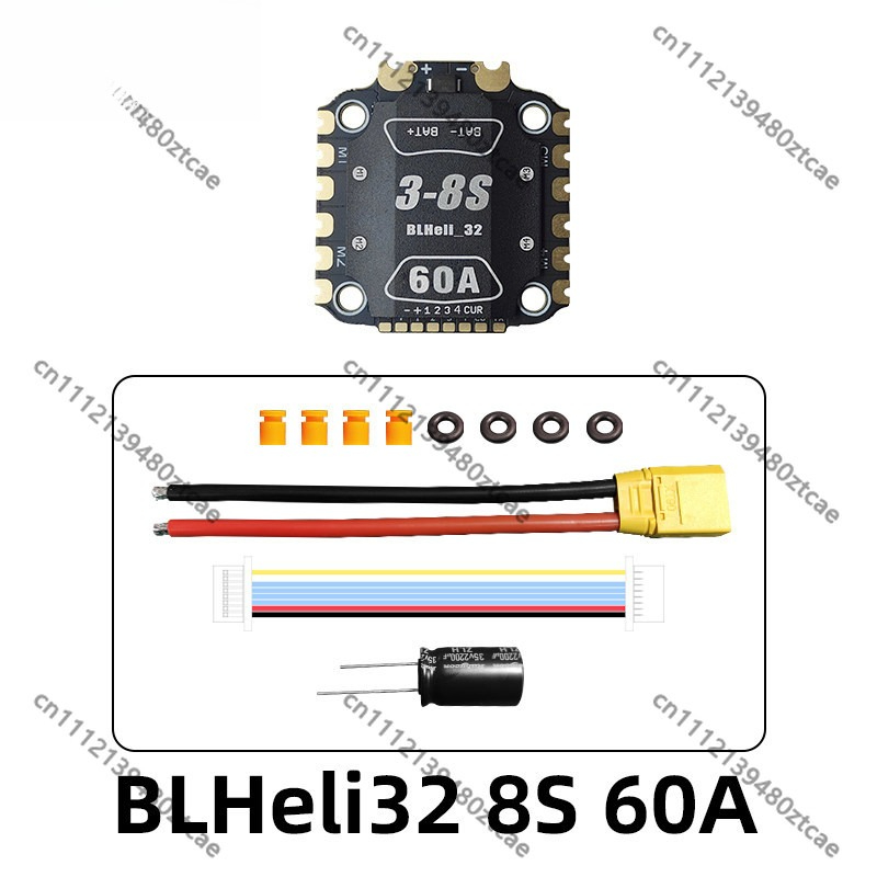 60A 32Bit ESC Heat Sink 3-8S F - Drone Racing Esc ulasan dan harga