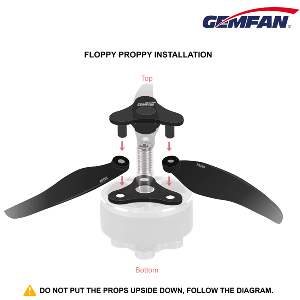 Folding Propeller 5135 Gemfan  - Drone Racing Esc ulasan dan harga